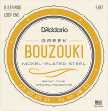 D'Addario Fretted EJ97 Strängset Bouzouki Greek 010-028