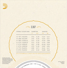 D'Addario Fretted EJ97 Strängset Bouzouki Greek 010-028