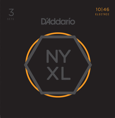 D'Addario Fretted NYXL 3-D pack 010 - 046