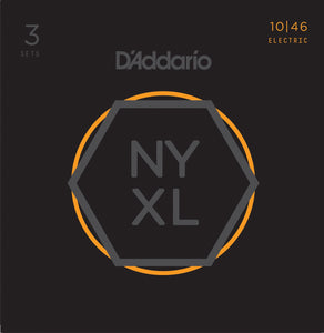 D'Addario Fretted NYXL 3-D pack 010 - 046