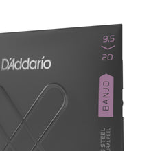 D'Addario Fretted XTJ09520 Strängset 5-str. Banjo XT Stainless Steel 0095-020