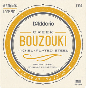 D'Addario Fretted EJ97 Strängset Bouzouki Greek 010-028