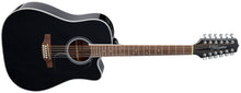 Takamine GD38CE-BLK - Sort 12-Strengs Akustisk Gitar