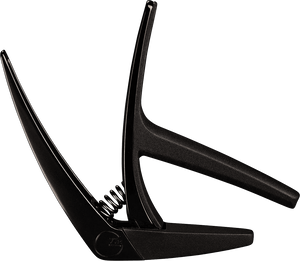 Lightweight Nashville guitar capo, black