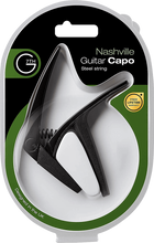 Lightweight Nashville guitar capo, black