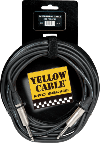 Yellow Cable Gitarkabel ECOPROG76D METAL JACK/METAL JACK 20FT/6M