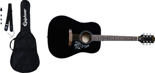 Epiphone akustisk gitar Starling EB, coustic Player Pack Ebony