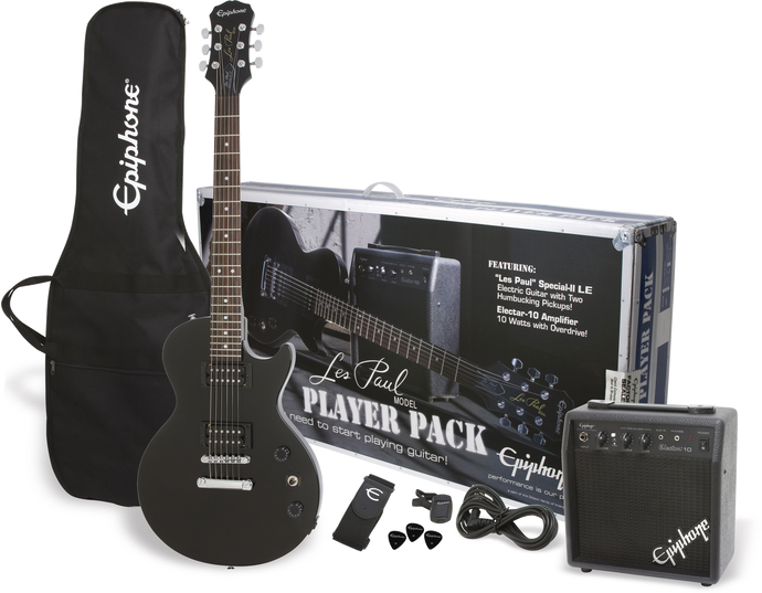 Epiphone Les Paul Player Pack Black