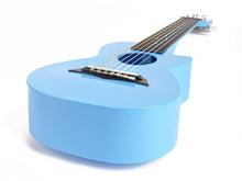 guitarlele polycarbonate, back with acoustic chambers, light blue