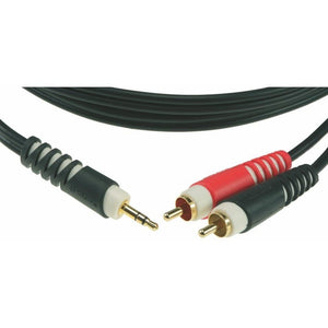 Klotz Y-kabel Stereo Minijack - 2X Phono RCA 1 meter